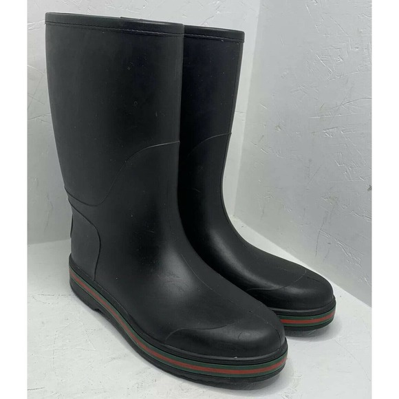 Gucci Other - GUCCI Men’s Authentic Rubber Rain Boots Size 10G